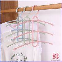 ไม้แขวนเสื้อ ก้างปลา ไม้แขวน 3 ชั้น Portable Hanger