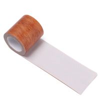 、’】【‘ 5M/Roll Home Decor Duct Tape Furniture Renovation Skirting Line Repair Wood Grain Tape Adhensive