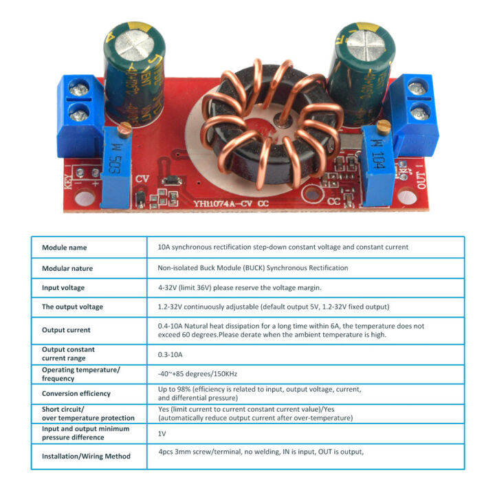 pcbfun-dc-dc-10a-4-32v-ถึง1-2-32v-สเต็ปดาลงโมดูลที่ชาร์จแสงอาทิตย์แรงดันไฟฟ้ากระแสไฟฟ้าคงที่ปรับไดรเวอร์-led-เครื่องแปลงไฟได้