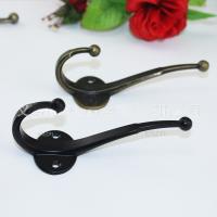 ◕ 1Pcs Single Hook Practical Hook Clothes Hook Wall Mounted Hoy Zinc Alloy Hooks Load-Bearing Hook Clothes Hook Foreign Trade