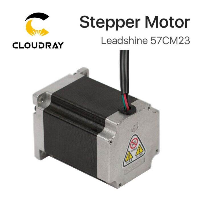 cloudray-leadshine-2-phase-stepper-motor-57cm23-for-nema23-5-0a-2-3nm-length-76mm-shaft-8mm-for-co2-laser-engraving-machine