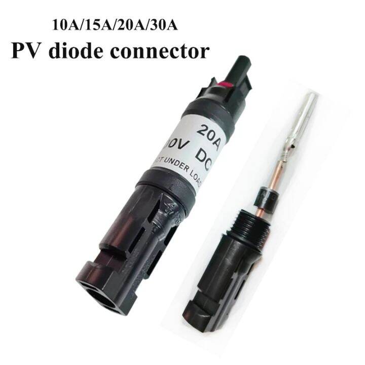 New30a 20a 15a 10a Pv Diode Solar Connector Ip67 Waterproof For Pv System Solar Panel 5731