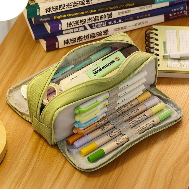 angoo-cute-pencil-case-canvas-for-girls-macaron-pencil-box-multilayer-school-pouch-kawaii-pensil-case-pen-bag-storage-stationery