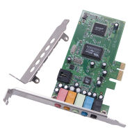 ร้อน PCI-E สเตอริโอการ์ดเสียง CMI8738ชิปเซ็ต PCI-E อะแดปเตอร์เสียง24บิต48กิโลเฮิร์ตซ์แบบพกพาการ์ดเสียง5.1ช่องสำหรับโฮมเธียเตอร์