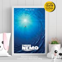 Finding Nemo Poster โปสเตอร์ภาพยนต์ นีโม่ การผจญภัยอันแสนยิ่งใหญ่ของพ่อปลาการ์ตูน ภาพขนาด 13x19 นิ้ว