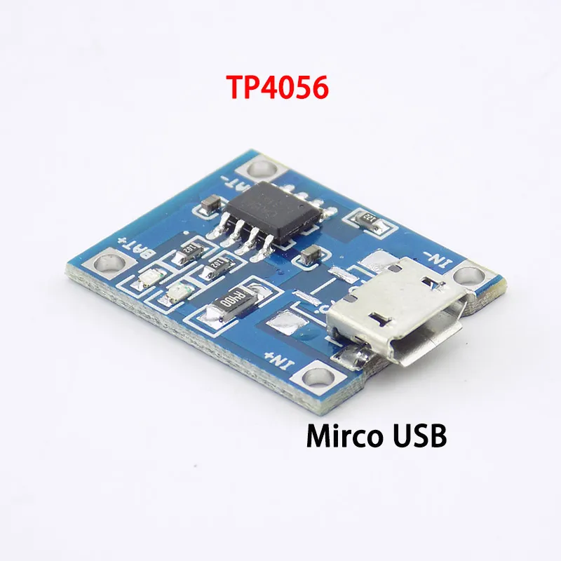 5pcs TP4056 Micro USB 5V 1A 18650 Module Charging Board Functions Li-ion  Lithium Battery Charger For Arduino Diy Kit YB23 