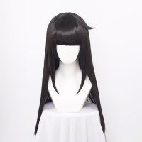 Anime Hyouka Chitanda Eru/HUNTER×HUNTER Alluka Zoldyck Cosplay Wig Black Heat Resistant Synthetic Halloween Party Wigs + Wig Cap