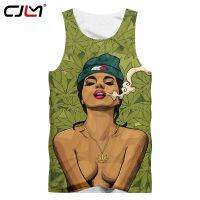 hot【DT】 CJLM Man Tanktop Men/Womens Print Top Sleeveless Tee Shirts