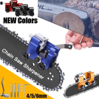 แบบพกพา Chainsaw Sharpener Jig คู่มือ Chainsaw Chain Sharpening สำหรับลูกโซ่ส่วนใหญ่เลื่อยไฟฟ้า36หัวบด Set