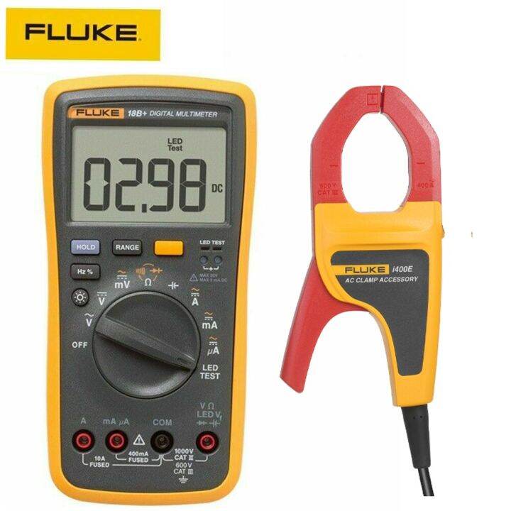 F18B+ AC DC Digital Multimeter Fluke Original Capacitor Resistor Diode