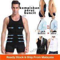 Vdpa Ready Stock Men Singet Slimming Singlet Body Shape Wear Men Slimming Vest Singlet Kurus Lelaki Fit Super Slim