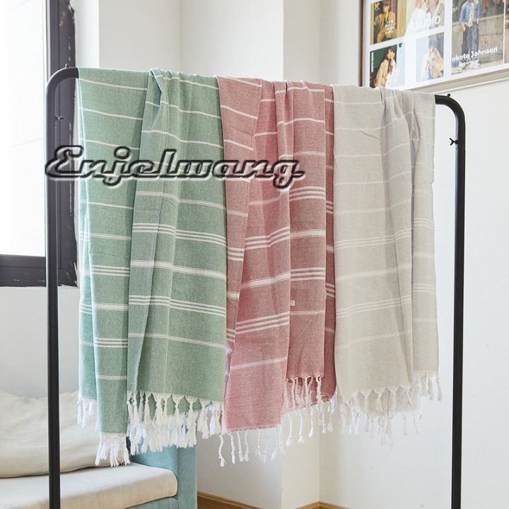 jw-cotton-bathing-beach-coast-blanket-turkish-shawl-hotel-tassel-tippet-scarves-100x180cm