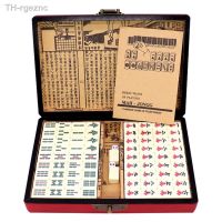 ✽✲♠ Mah-Jong Chinese Numbered Mahjong Set 144 Tiles with Gambling Game Board