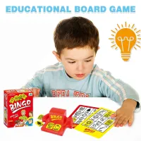 เกมบิงโก ของเล่นเด็ก บิงโกเด็ก ของเล่นหลายคน ปาร์ตี้ ตัวเลข ครอบครัว ของเล่น เกมกระดาน การศึกษา การเรียนรู้ เกมสะกดคำ A3W4