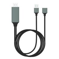 CONISTON สายสายชาร์จความยาว1ม./2ม.,สายเคเบิลที่เข้ากันได้กับ Hdmi USB C ถึง HDMI Type C สาย HDMI Type C สายสายเชื่อมต่อ HDMI USB-หัวแปลงสัญญาณ HDMI USB-C 4K ตัวแปลง HDMI