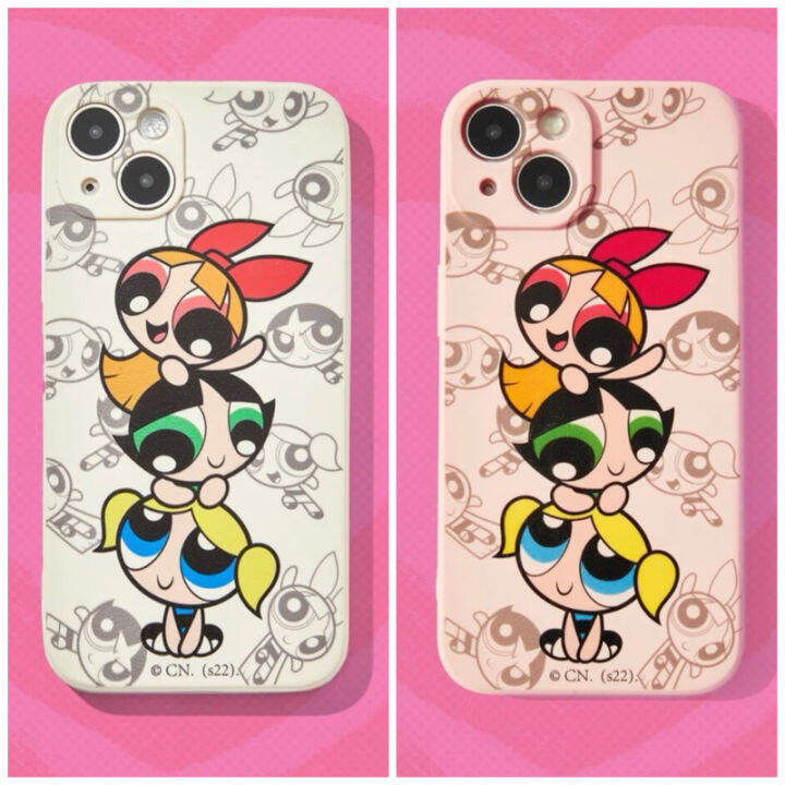 cod-เคสไอโฟนรวมทีมครีมชมพู-พาวเวอร์พัฟฟ์เกิลส์-i7-14promax-case-สินค้างานลิขสิทธิ์แท้100-x-the-powerpuff-girls