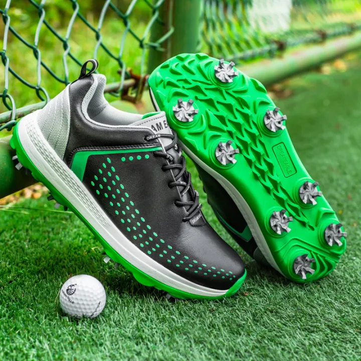 New Golf Shoes Spikes Comfort Athletic Spiked Golf Training Shoes Pro