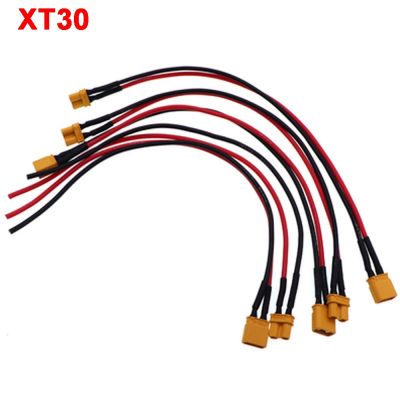 10CM 20CM 30M AMASS XT30 Male to Female Plug Extension Cable Lead Silicone Wire 18AWG Lithium battery plug with wire Connector
