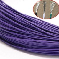 16 ~ 30awg Ul1007สีม่วงอิเล็กทรอนิกส์ยืดหยุ่นลวดสายเคเบิลทองแดงป้องกันสิ่งแวดล้อมสาย1/2/3/5/10เมตร