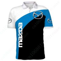 2023 NEW Style Mazda Polo Shirt Casual Quick Dry T Shirt For Mens Clothes Anime 3D Printing Oversized T-Shirt Unisex Luxury Short SleeveNew product，Can be customization