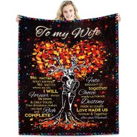 Gift to My Husband Blankets from Wife Ultra-Soft Micro Fleece Throws Blanket for Husband Birthdays A