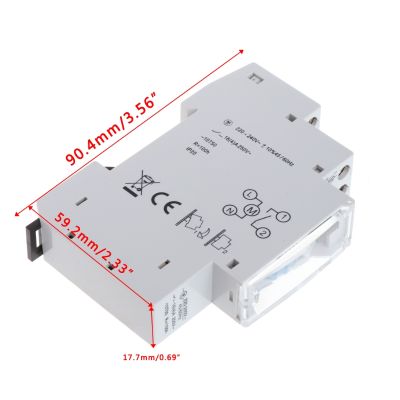 15 Minutes Mechanical Timer 24 Hours Programmable Din Rail Timer Time Switch Relay Measurement Analysis Instruments New