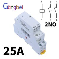 1NC 1NO หรือ2NO คอนแทคเตอร์ราง Din 50/60HZ 220V/230V 25A 2P CT