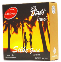 **ไม่ระบุหน้ากล่อง** Silke Gold กล่องเหลือง ขนาด 52 มม.  (1กล่องมี 3 ชิ้น )