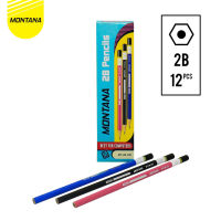 Montana Pencil 2B ชื่อพื้นที่ชื่อดินสอสีเท่ไม่หักง่าย Diraut ง่ายคอมพิวเตอร์สแกนเนอร์ LJK