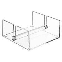 Acrylic Guest Towel Napkin Holder Clear Paper Hand Towels Storage Tray for Kitchen Dining Room Bathroom Table Decorative