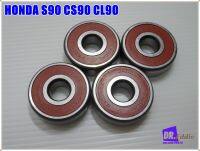 HONDA S90 CS90 CL90  WHEEL BERAING FRONT  REAR SET (4 PCS)  #ชุดลูกปืนล้อ หน้า และ หลัง รหัส 6301 จำนวน 1 เซ็ท 4 ตัว