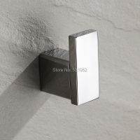 Square Single Robe Hook Stainless Steel Towel Robe Clothes Hook Bathroom Wall Mounted Hanger for Bath Kitchen Garage