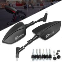 SH 125 Motorcycle Mirrors For Honda SH125i SH150i SH 125i 150i SH125 SH150  Screw Thread Left Right Rear Rearview Mirrors Mirrors