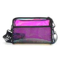 Ladies Holographic Carnival Fashion Shiny Neon Messenger Bag Travel