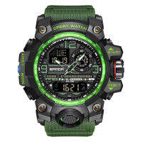 SANDAWATCH นาฬิกาข้อมือผู้ชาย  Sport Digital &amp; LED ดูเวลาแบบ Dual Time  รุ่น SW3133 พร้อมกล่องเหล็กเท่ห์ๆ