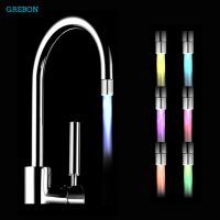 Lennie1 Luminous Changing Colore Nozzle For Water Tap Sprayer Shining Led Head Light-Up Glow Kitchen Faucet Filter Bathroom Access