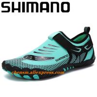 Shimano รองเท้าตกปลาสำหรับผู้ชาย,รองเท้ากีฬากลางแจ้งระบายอากาศรองเท้าลุยชายหาดรองเท้าปีนเขากันลื่นรองเท้าผ้าใบปั่นจักรยานสำหรับฤดูร้อน