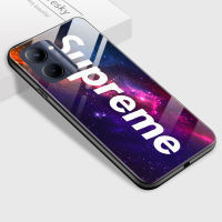 เคส PMP สำหรับ Realme 10 Pro + REALME 10 Pro Realme 10เคสโทรศัพท์ผู้ชายแฟชั่นแบรนด์สำหรับเด็กผู้ชายเคสเลนส์สะท้อนแสงไล่ระดับสีเคสหลังกระจกนิรภัยโปร่งใส