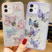 【Enjoy electronic】 Soft Shiny Butterfly Case For Samsung Galaxy S22 PLUS S21 ULTRA A03 A73 A53 A33 A13 5G A20S 30S 22 42 72 52 32 21S 7151 50 4G