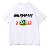 เสื้อยืด พิมพ์ลายฟุตบอล Fifa World Cup qatar แฟชั่นสําหรับผู้ชาย และผู้หญิง 2022S-5XL