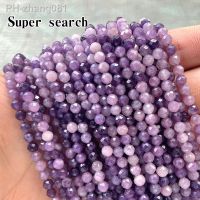 2 3 4mm Natural Faceted Purple Gem Stone Beads Round Mineral Bead For Jewelry Making DIY Bracelet Earrings Accessories 15