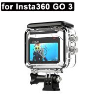 ◑✐ Dive Case for Insta360 Go3 Transparent 60 Meters with Screw Sports Camera Case Waterproof Accessories for Insta360 Go 3 Camera