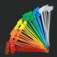 250 Pcs/lot    Color label strap 4*150 label nylon cable tie strap Cable Management