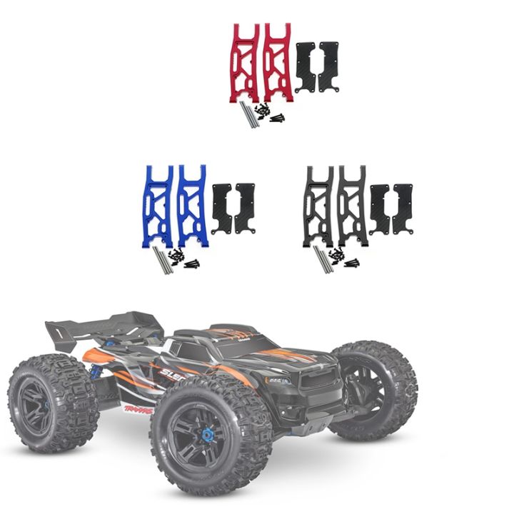 aluminum-rear-suspension-arm-with-carbon-fiber-cover-for-1-8-traxxas-sledge-95076-4-rc-car-upgrades-parts-accessories