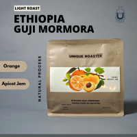 Unique Roaster - เมล็ดกาเเฟคั่วอ่อน เอธิโอเปีย Ethiopia Guji Mormora Single Farm G1 Natural Process (100 / 200กรัม)