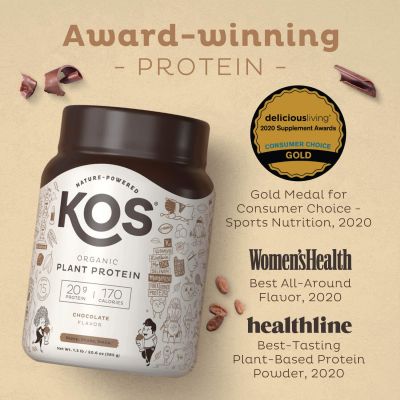 เครื่องดื่มโปรตีนจากพืชออร์แกนิก KOS, Organic Plant Protein