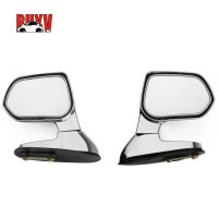 BuyV Chrome กระจกมองหลังรถด้านหลังดูกระจกจุดบอดด้านข้างกระจก Universal สำหรับรถ SUV Truck