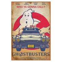 Ghostbusters แกนเหล็กจิตรกรรมฝาผนังโปสเตอร์,วินเทจวงโลหะสัญญาณดีบุก,ศิลปะการตกแต่งสำหรับห้องนั่งเล่น,สวน,หรือความบันเทิงพื้นที่