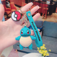 Pikachu เด็ก Keychain Lady จี้ฟิกเกอร์การ์ตูนอนิเมะญี่ปุ่นตุ๊กตาน่ารักพวงกุญแจห้อยกระเป๋า Ins สุทธิสีแดงพวงกุญแจจี้อุปกรณ์เสริมแฟชั่น