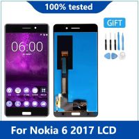 5.5 "การแสดงผลสำหรับ Nokia 6 2017หน้าจอ LCD จอแสดงผลสำหรับ Nokia 6 N6 TA-1021 TA-1033 TA-1000 TA-1003 TA-1025 TA-1039 LCD